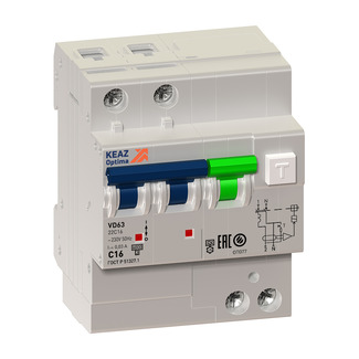 OptiDin VD63-22C20-A-УХЛ4 (2P, C20, 30mA) OptiDin VD63-22C20-A-УХЛ4 (2P, C20, 30mA)