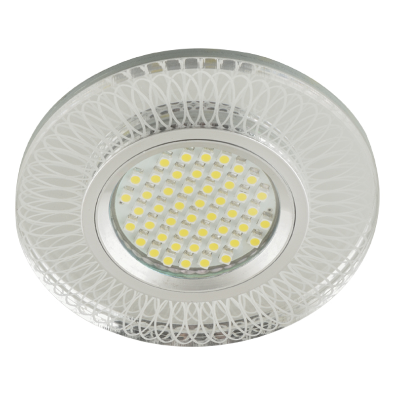 DLS-L152 GU5.3 GLASSY/CLEAR 3D Светильник декоративный встраиваемый, серия Luciole. Без лампы, цокол DLS-L152 GU5.3 GLASSY/CLEAR 3D Светильник декоративный встраиваемый, серия Luciole. Без лампы, цокол