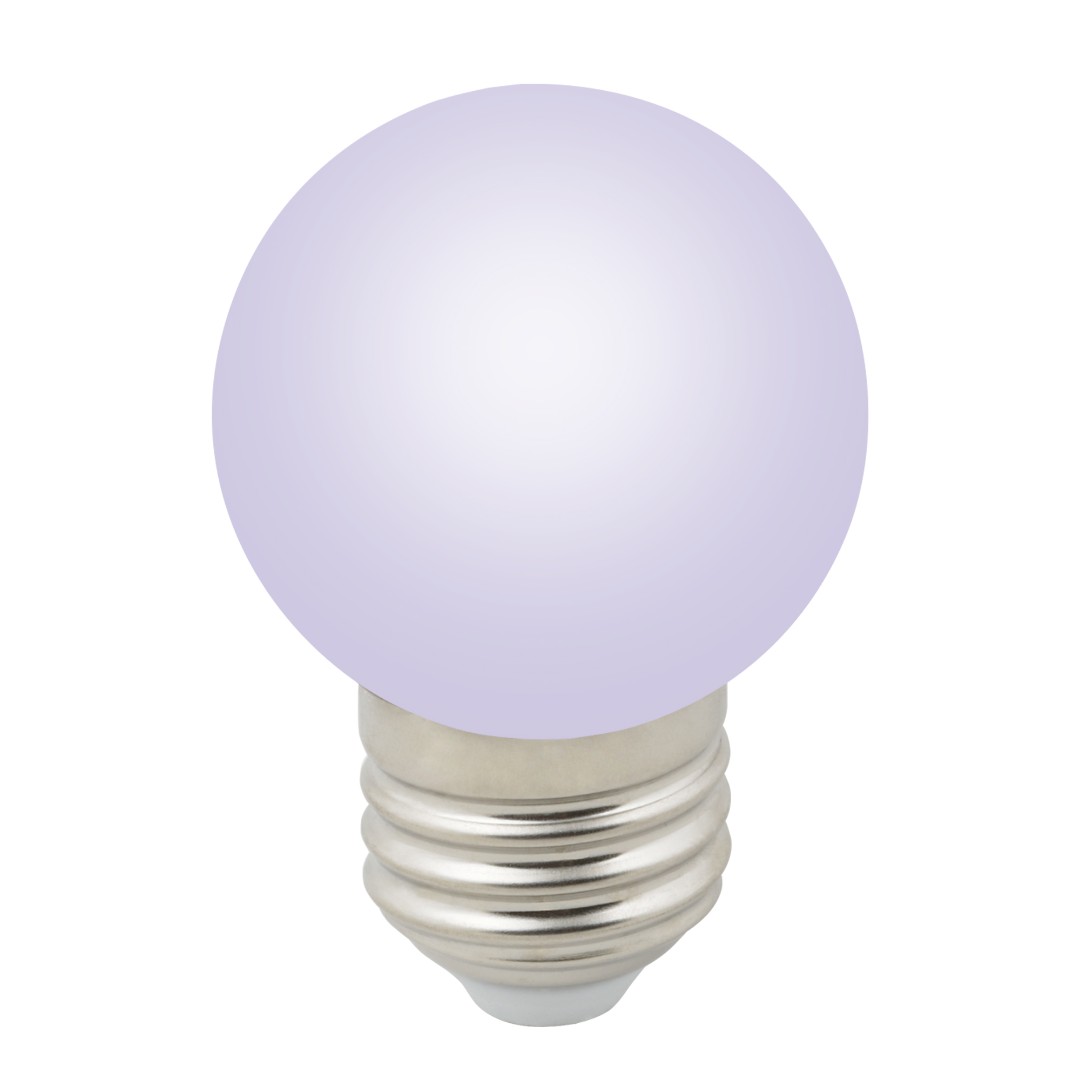 LED-G45-1W/RGB/E27/FR/С Лампа декоративная светодиодная. Форма шар LED-G45-1W/RGB/E27/FR/С Лампа декоративная светодиодная. Форма шар