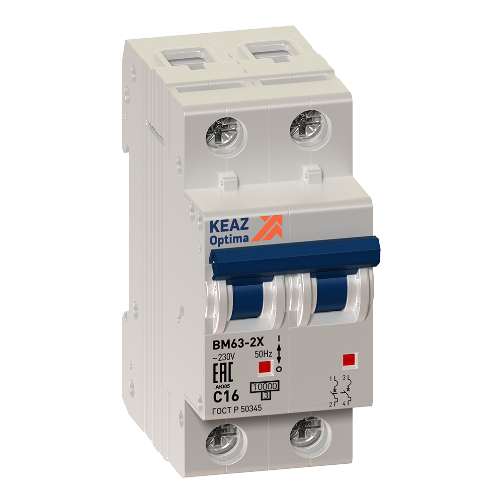 OptiDin BM63-2C20-УХЛ3 (6кА) OptiDin BM63-2C20-УХЛ3 (6кА)