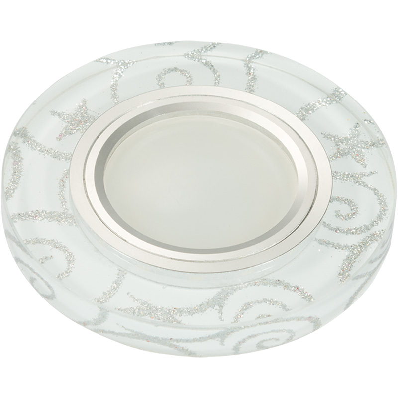DLS-L202 GU5.3 CHROME/WHITE Светильник декоративный встраиваемый, серия Luciole. Без лампы. Доп.подс DLS-L202 GU5.3 CHROME/WHITE Светильник декоративный встраиваемый, серия Luciole. Без лампы. Доп.подс